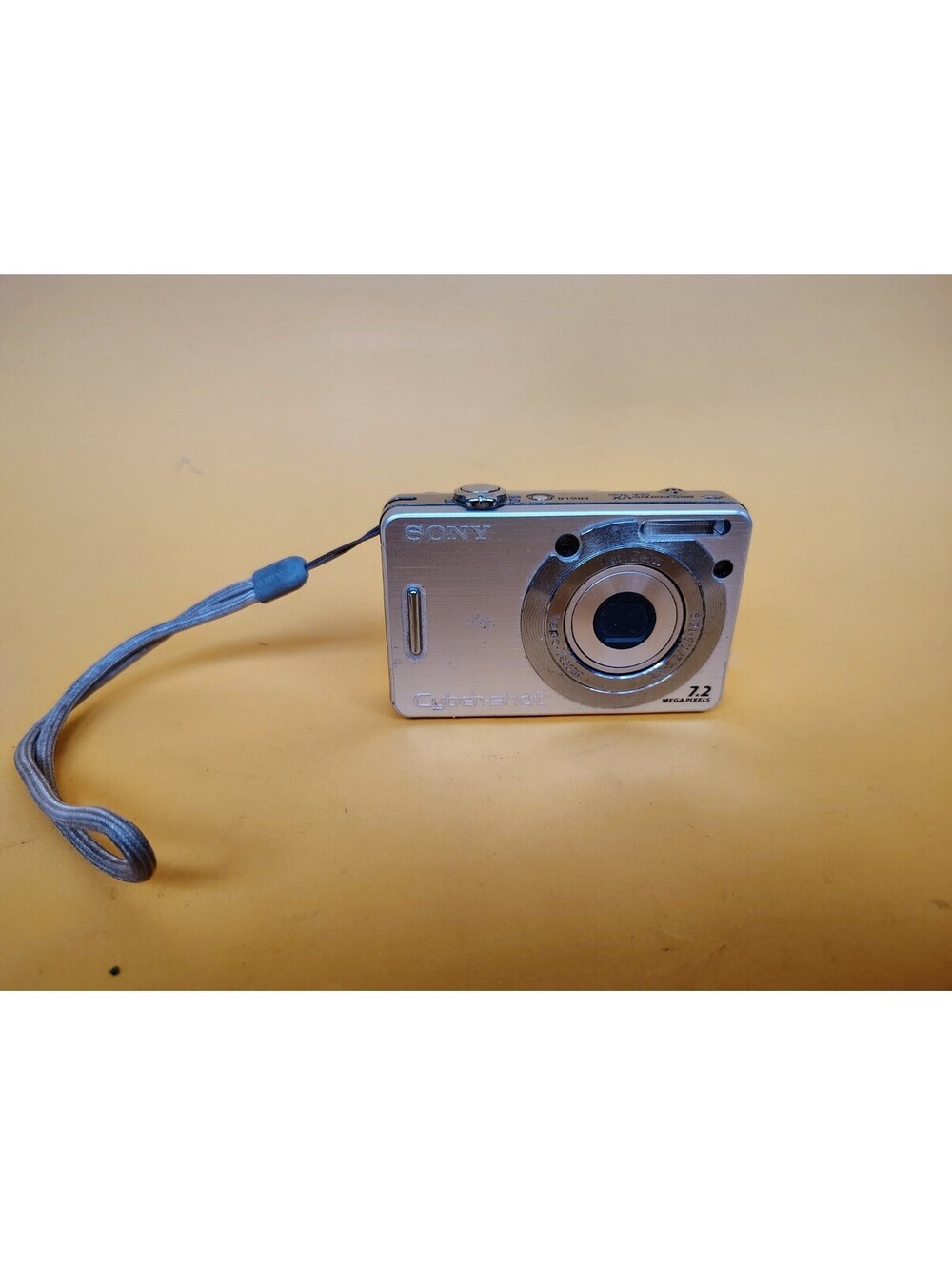 Sony Cyber-shot DSC-W55 7.2MP Digital Camera Silver Carl Zeiss 3x Optical Zoom